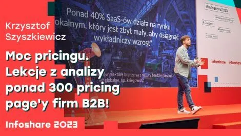 Moc pricingu. Lekcje z analizy ponad 300 pricing page'y firm B2B!