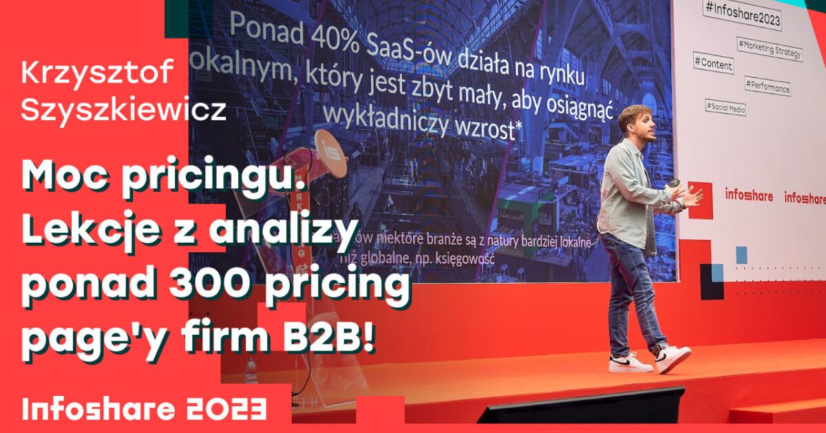 Moc pricingu. Lekcje z analizy ponad 300 pricing page'y firm B2B!