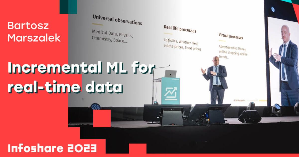 Incremental ML for real-time data