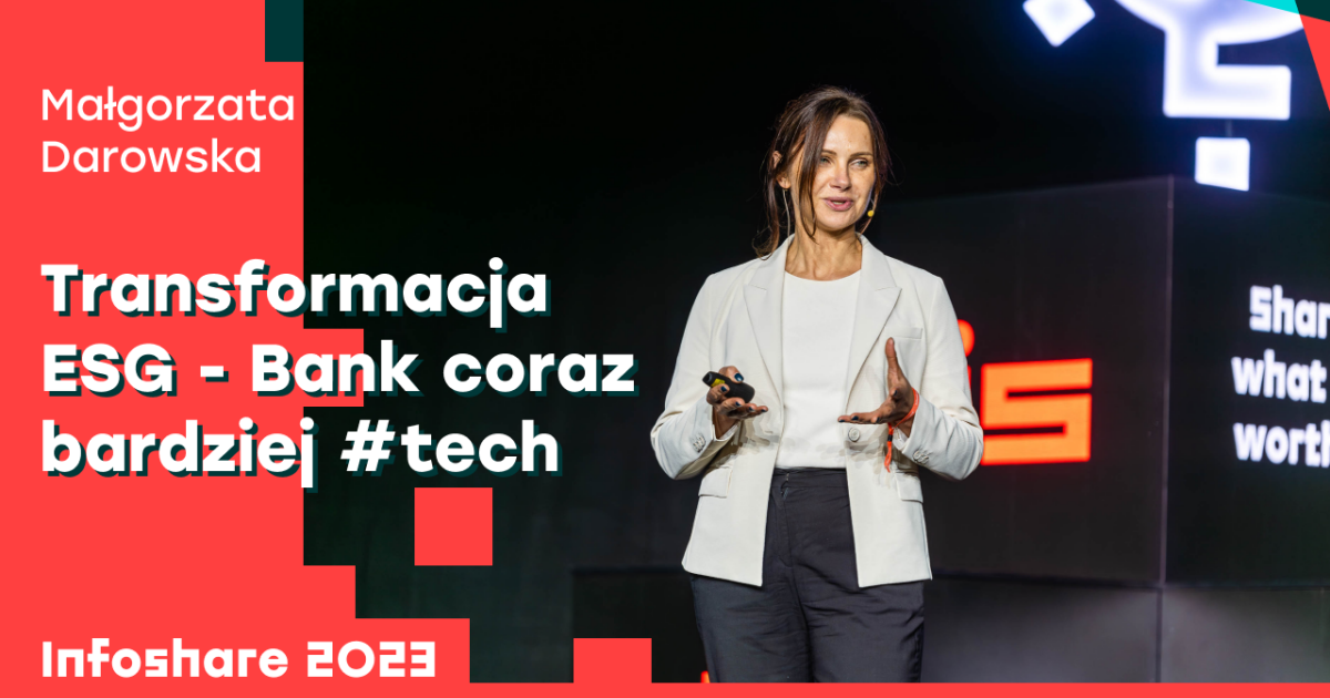 Transformacja ESG - Bank coraz bardziej #tech