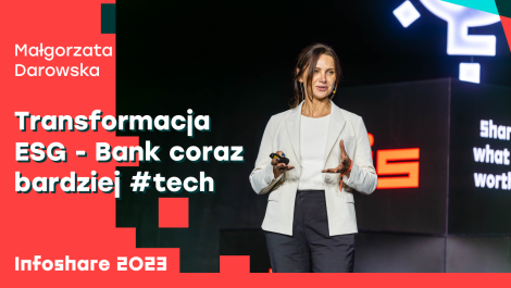 Transformacja ESG - Bank coraz bardziej #tech