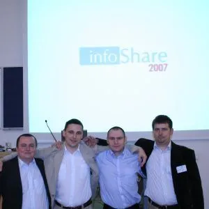 infoShare co-founders in 2007